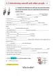 English worksheets  Introducing oneself and other people 1