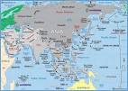 Map of <b>Asia</b> Countries
