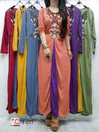 Baju Gamis T017 Maxi Kaos Grosir 59rb | Distributor Baju | Baju ...