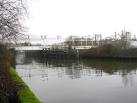 Railway swing bridge in Trowse - via Daymix