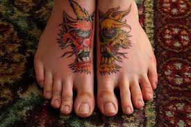 feet tattoo