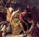 DIANA AND HER COMPANIONS by Johannes Vermeer