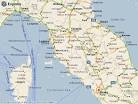 Map of Italy -Map of Central Italy - Map of Tuscany, Umbria, Lazio