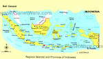 Map of Regions and Provinces of Indonesia | Planet Ware