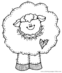Image result for sheep coloring page