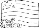 4th of July coloring page