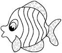 Fish coloring page