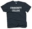 Community College t-shirt by Crazy Dog Tshirts
