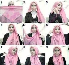 Tutorial Kreasi Hijab Segi Empat Terbaru 2016 - Cara Mudah Berhijab