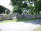 Entrance to the cemetery SM9038 : Cemetery, Harmony, opposite Harmony - via Daymix