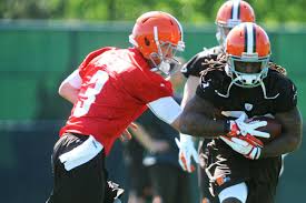 Trent Richardson and Brandon Weeden