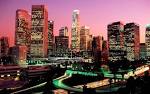 Los Angeles, Lumières, Californie, Etats-Unis, villes Fonds d ...