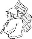Veterans Day coloring page