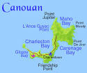 Canouan Island Map - St. Vincent and the Grenadines