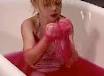 into thick pink slime with