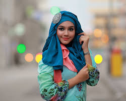 FASHION GIRLYZZZZZZ HIJAB: Blue Hijab Trends and Styles