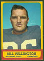 Bill Pellington football card - 1963 Topps #10 - Vintage Football ...