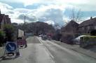 When the light go green Send Hill is straight on, Send Road to the right and - via Daymix