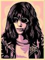 Joey Ramone Pink - Shepard Fairey - Joeyramonepink