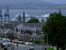 Aida Blu at Greenock. The massive size of this German cruises ship is - via Daymix