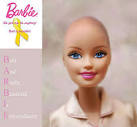 Bald Barbie rendering created