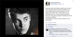 Justin Bieber Wrote WHAT at the Anne Frank House? - Anne-Frank-Bieber-620x317