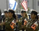 File:Israeli military police women stand in formation during an