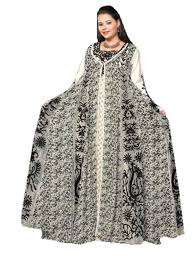 Buy Zedds New Designer Fancy Dubai Kaftan Abaya Jalabiya Georgette ...