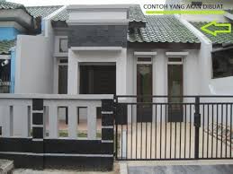 Rumah Mungil Minimalis Tampak Depan di tahun 2016