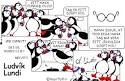 They discussed the demarcation dispute ... - puffin cartoon about ... 