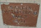 Foundation stone, Sardis - via Daymix
