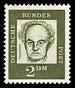 Briefmarke der Deutschen Bundespost (1962) aus der Serie Bedeutende Deutsche
