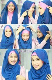 Tutorial Simple Hijab Pashmina Terbaru - Busana Muslim Modis