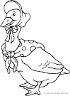 Goose coloring page