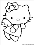 Hello Kitty Coloring Page4 | hello-