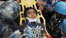 Rescue crew pulls survivor from rubble days after nepal quake.
