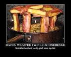 bacon wrapped twinkie stonehenge
