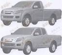Patent Applied: new Isuzu I-series pick up truck | CarNewsChina ...