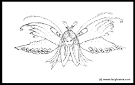 Fairy coloring page