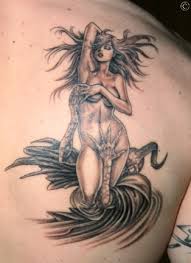 Angel Fantasy Tattoo Design