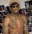 Business Tattoo: DENNIS RODMAN Tattoos Basketball