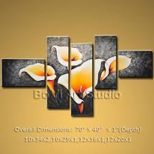 Contemporary Canvas Wall Art Modern Abstract Oil Painting Home ...
