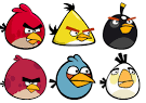 7 Angry Bird Icons Set Cool Icons