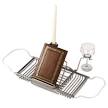 Across-the-Tub Satin Nickel Caddy - Bed Bath &amp; Beyond