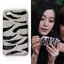 Bling Crystal Black And White Zebra Pattern iPhone 4S Case #430 ... - bling_crystal_black_and_white_zebra_pattern_iphone_4s_case_430_dc516838