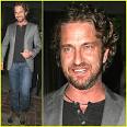 Gerard Butler Smiles at Sur