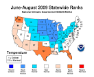 average temp usa