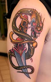 Japanese Snake Tattoo
