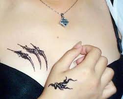 chest tattoos for women