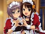 maids nagato yuki the melancholy of haruhi suzumiya HD Wallpaper ...